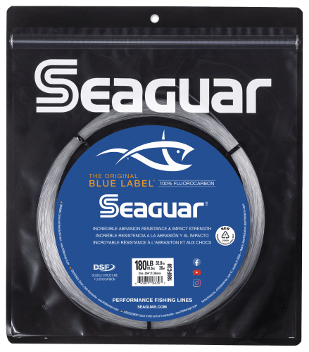 Seaguar Blue Label 30-Yard Fluorocarbon Big Game Leader 220-Pound