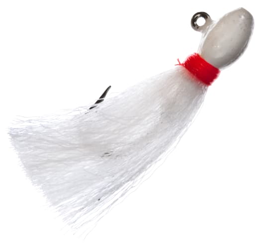 Offshore Angler Pompano Jig - 1/4 oz. - White/Red