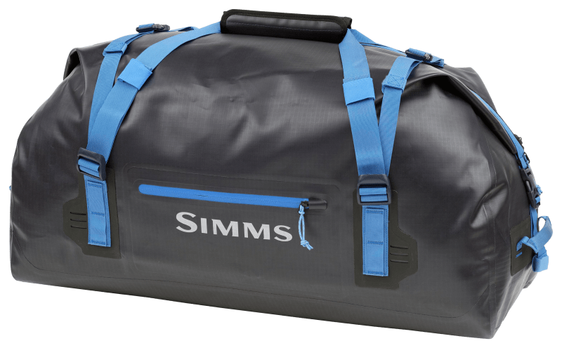 Large Waterproof Duffel Bag Rolltop Dry Duffle Backpack - Black / 60L