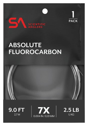 Scientific Anglers Absolute Fluorocarbon Leader - 9' 5X