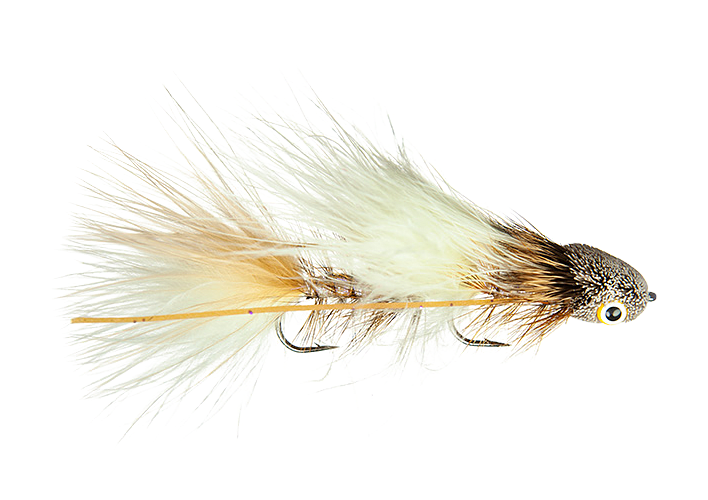 Montana Fly Company Galloup's Mini Dungeon Fly - White