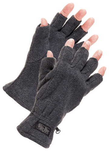 White fingerless gloves cheap