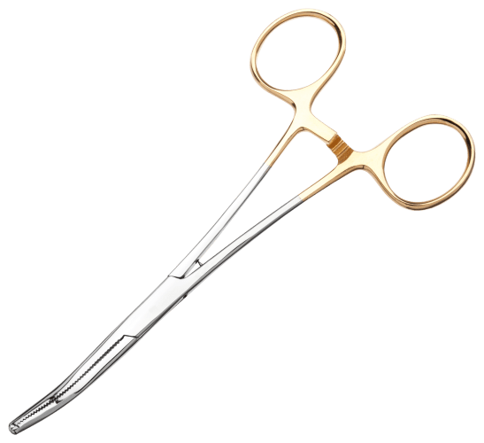 White River Fly Shop Curved Forceps