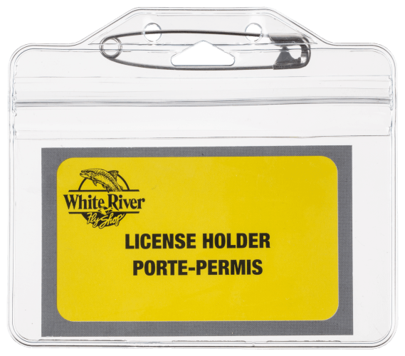 White River Fly Shop Fishing License Holder