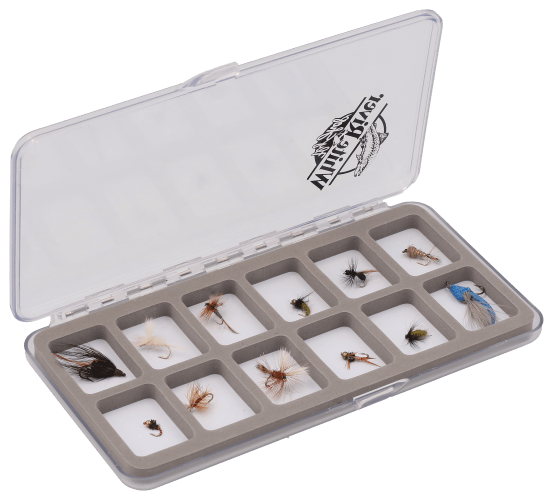 White River Fly Shop Riseform Magnetic Bottom Fly Box - 5 x 3-1/2 x 1/2 - Magnetic