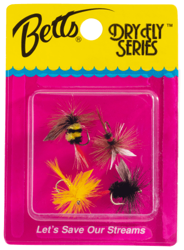 Betts 4-Piece Dry Fly Assortment
