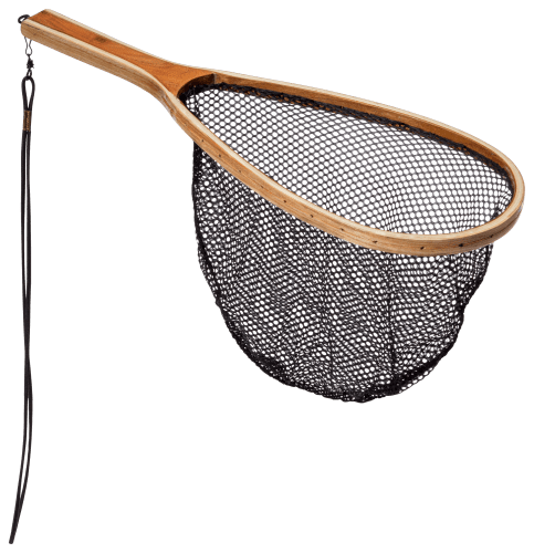 Fly Fishing Landing Net, Rubber Soft Mesh Fly Fishing Net For River