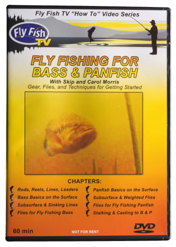 Fly Fishing for Bass & Panfish with Skip and Carol Morris - Video DVD