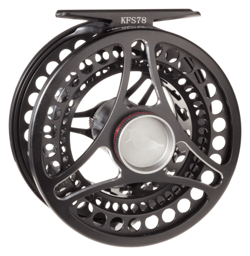 White River Fly Shop Kingfisher Fly Reel - Tactical Black