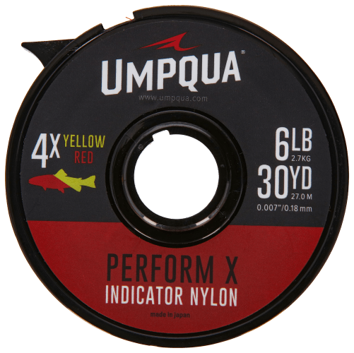 Umpqua Perform x Indicator Tippet, Red / 4X