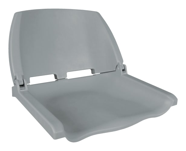 Bass Pro Shops Folding Molded Boat Seat - Gray