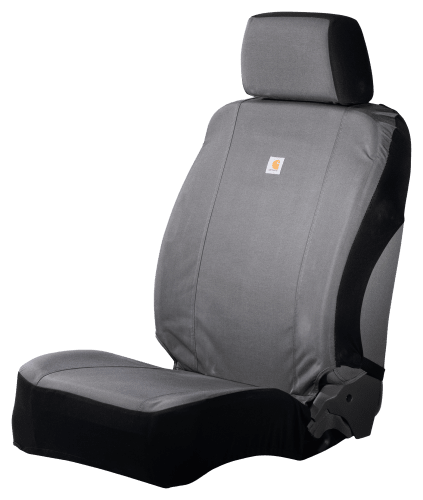 Carhartt Universal Fitted Nylon Duck Bucket Seat Cover - Gravel