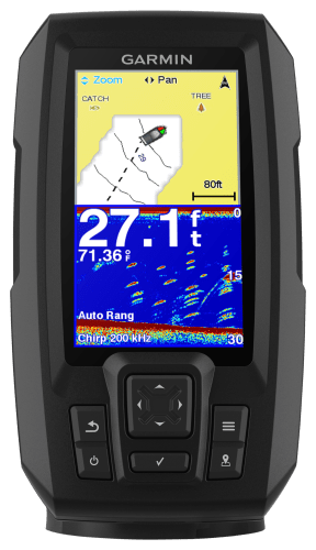 Garmin Striker Plus 4 Dual-Beam Transducer Fish Finder/GPS Combo