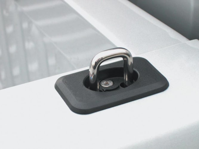 Bull ring anchors top