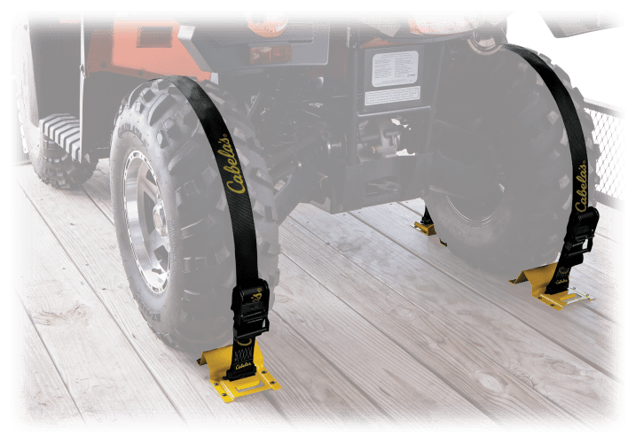 Atv tire straps for cheap trailer