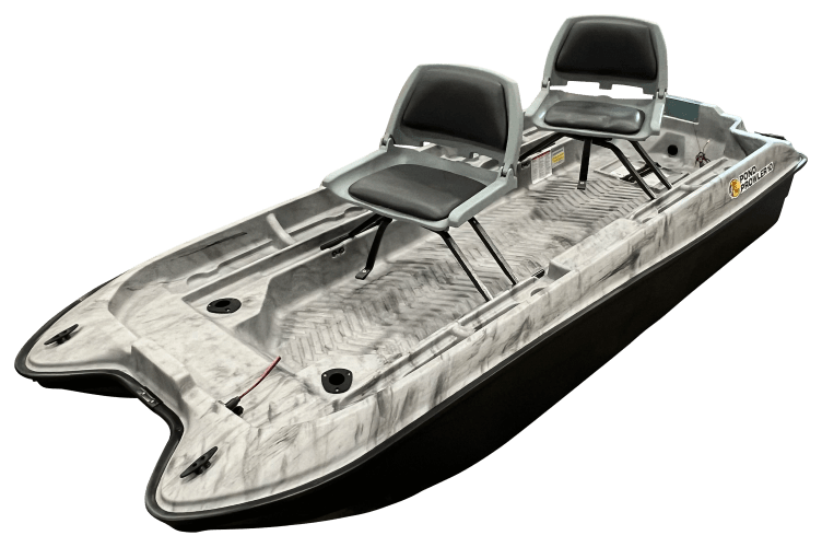 8.5 Ft Sportsman 2 Seater Fishing Boat Prewired For Trolling Motor &  Battery