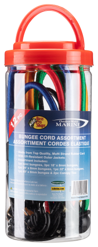 Monkey Fingers Adjustable Bungee Cord 2-Pack