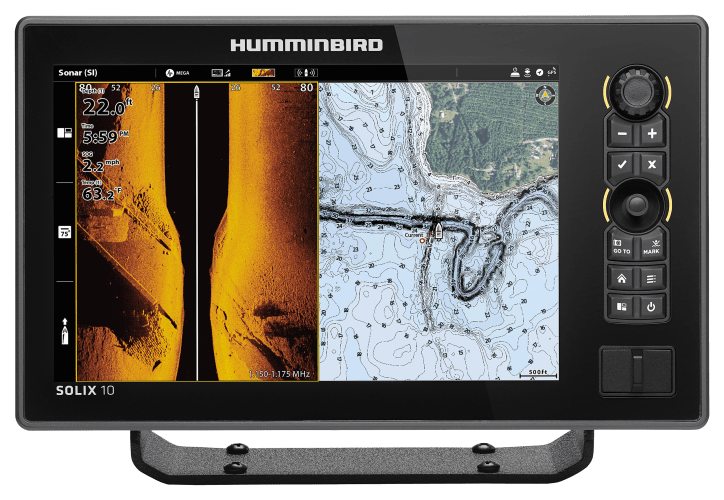 Humminbird SOLIX 10 CHIRP MEGA SI G3 Touch-Screen Fish Finder/GPS
