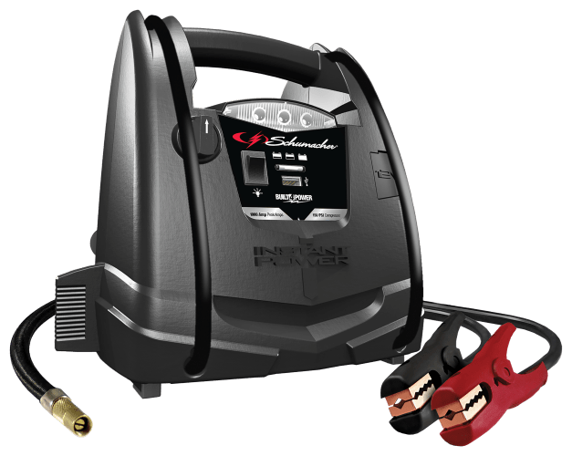 Schumacher 1000A Portable Jump-Starter with Air Compressor