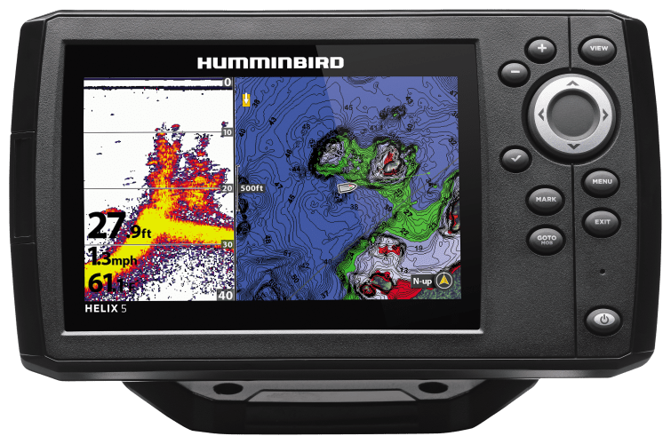 Humminbird HELIX 5 CHIRP GPS G3 Fish Finder Chartplotter Bass