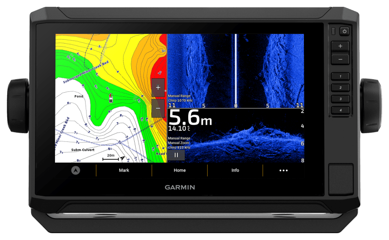 Garmin ECHOMAP UHD2 Touch 94sv Fish Finder/Chartplotter Combo with  GT56UHD-TM Transducer and Garmin Navionics+