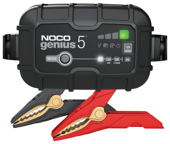NOCO GENIUS5 6V/12V 5A Smart Battery Charger, Maintainer, and Desulfator
