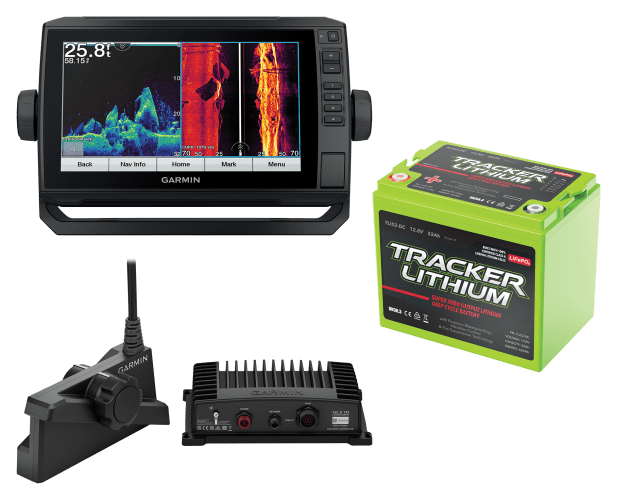 Garmin ECHOMAP Ultra 93sv Fish Finder Bundle with LVS34 LiveScope
