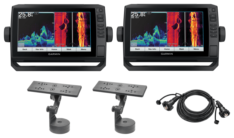 Garmin ECHOMAP Ultra Bundle with Two 93sv Fish Finders Network