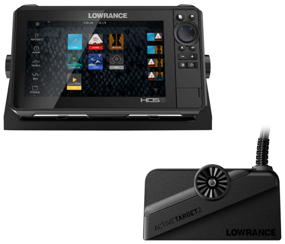 Lowrance HDS LIVE 12 Sonar Fish Finder with Active Imaging 3-in-1 Transducer