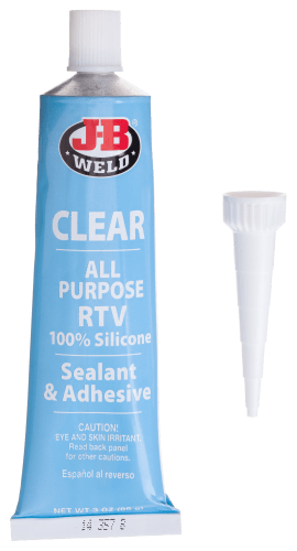 Clear 100% RTV Silicone Sealant - 10.2 Oz Cartridge : : Tools &  Home Improvement