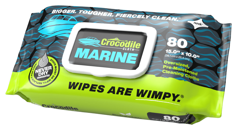Crocodile Cloth Marine Wipes
