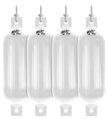 Bass Pro Shops Boat Fender 4-Pack - White 35056