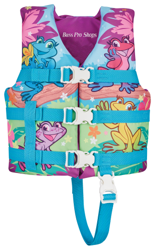 Bass Pro Shops Deluxe Frog Character Life Jacket for Kids