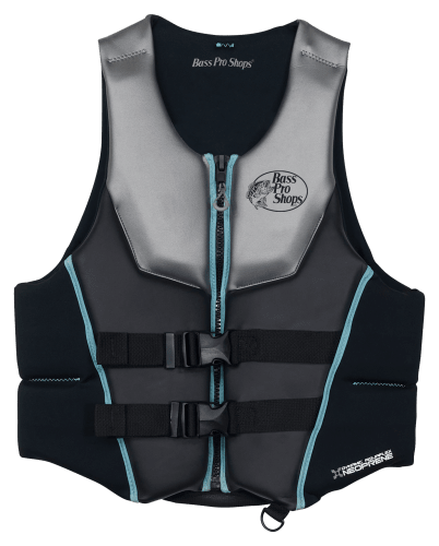 Bass Pro Shops Dual Size Platinum Neoprene Segmented Life Jacket for Ladies