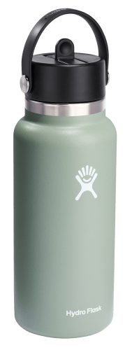 Hydro Flask 32 oz. Wide Mouth Flex Straw Cap Bottle Dew