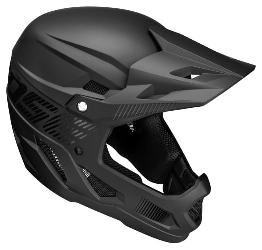 Black full face mtb helmet best sale