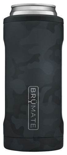 BruMate Hopsulator 12 oz Onyx Leopard BPA Free Can Insulator