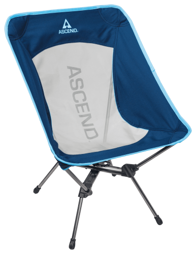 Kids camping camp chair seat boys girls Heavy Duty fishing blue