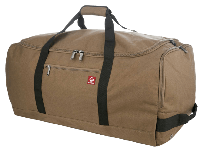 Duffel bag with boot compartment shop