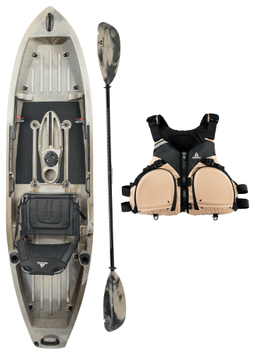 Ascend 10T Desert Storm Sit-On-Top Kayak with Enhanced Seating