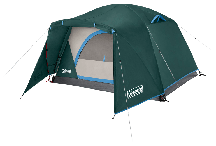 Basics 4-Person Dome Camping Tent With Rainfly - 9 x 7 x 4 Feet,  Orange And Grey : : Sports & Outdoors