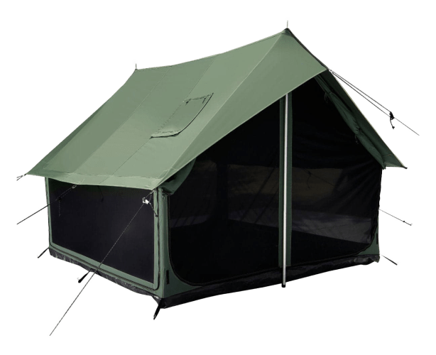 Tent water repellent outlet