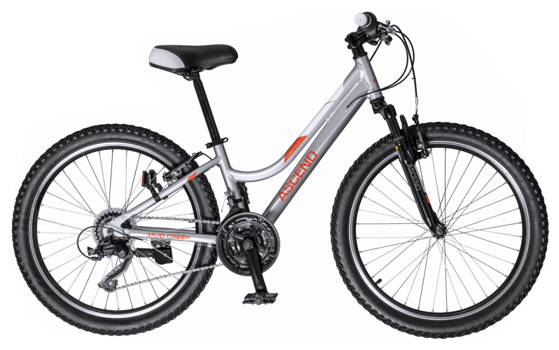 Ascend Mud Creek 24'' Mountain Bike with Step-Through Frame for Kids