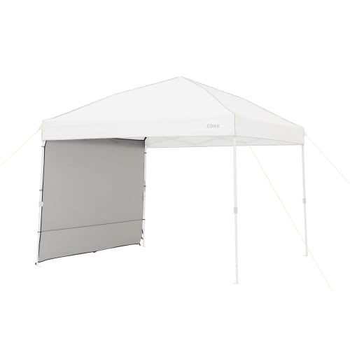 Canopy top sun wall