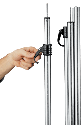 Telescoping tarp pole store