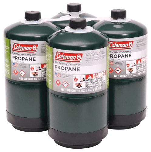 Coleman 1 lb. Propane Cylinder 4 Pack