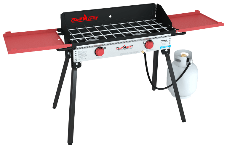 Camp chef explorer deluxe face plate 2 burner stove 2025