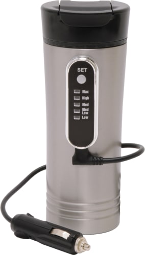 Heated Travel Mug Stainless Steel 12V Coffee Mug Brand New 15 oz