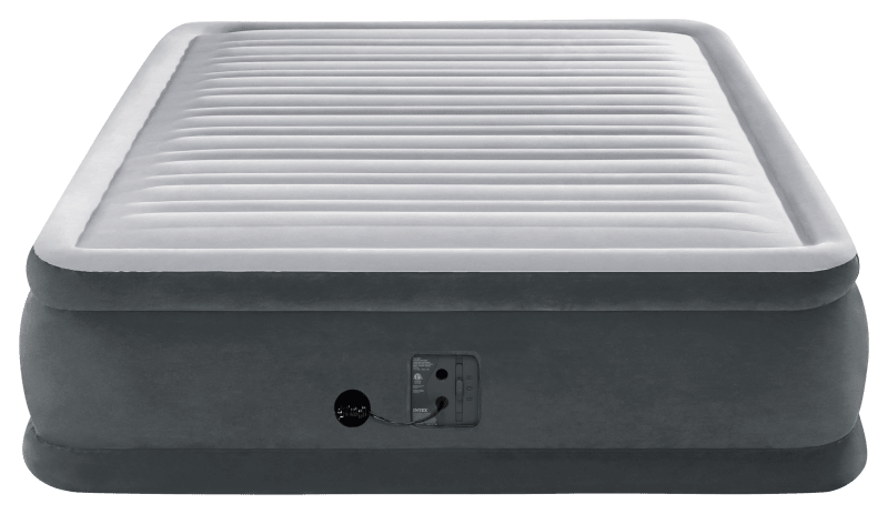 Intex queen air mattress with built in pump deals