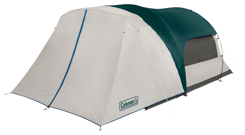 Coleman tent with outlet screen room
